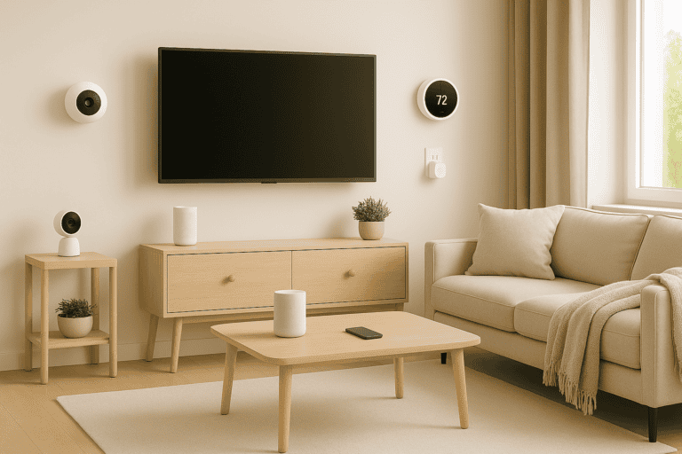 smart home gadgets living room