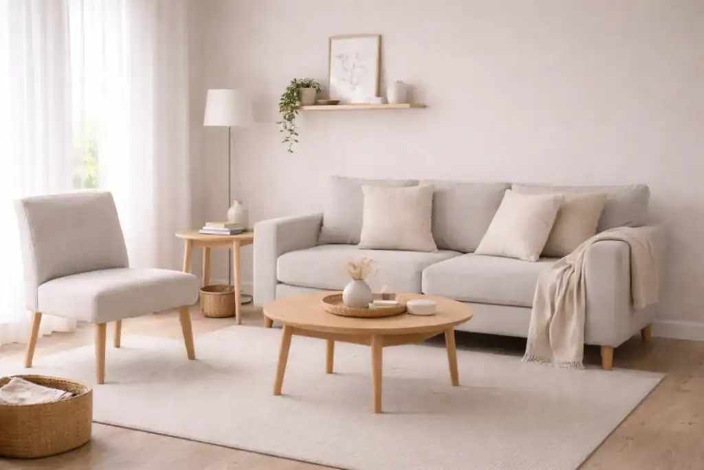 small living room seating ideas with clear walkways