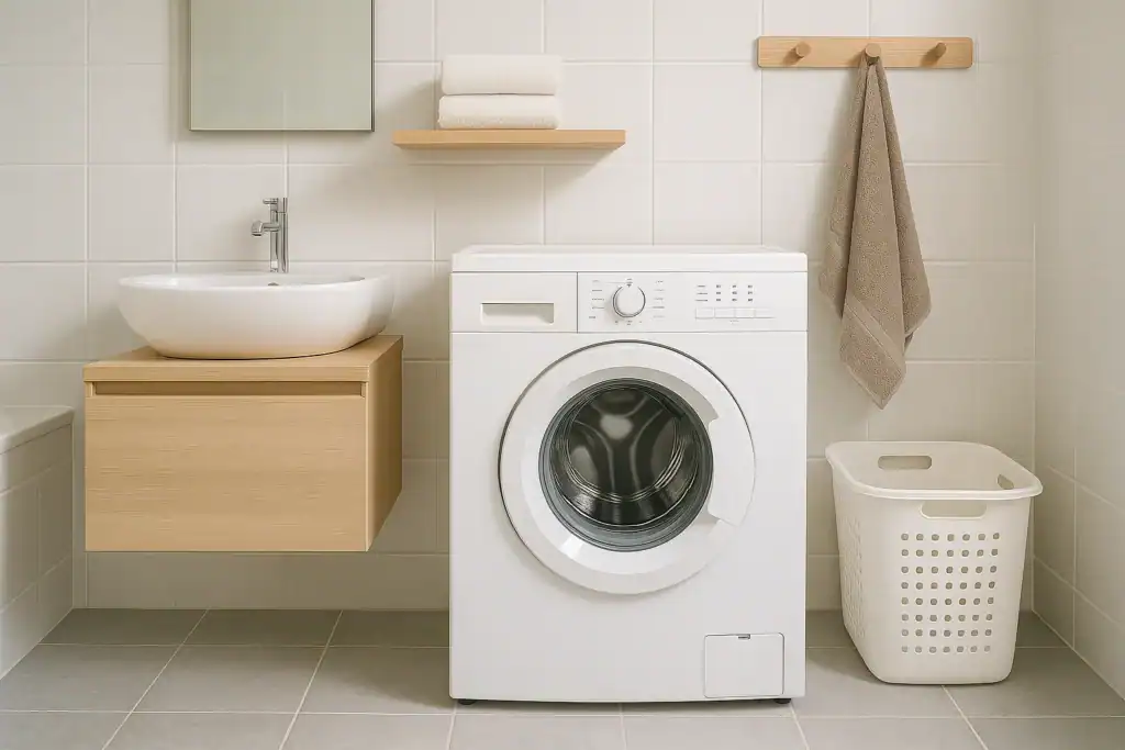 small laundry area ideas for beginners in a compact apartment