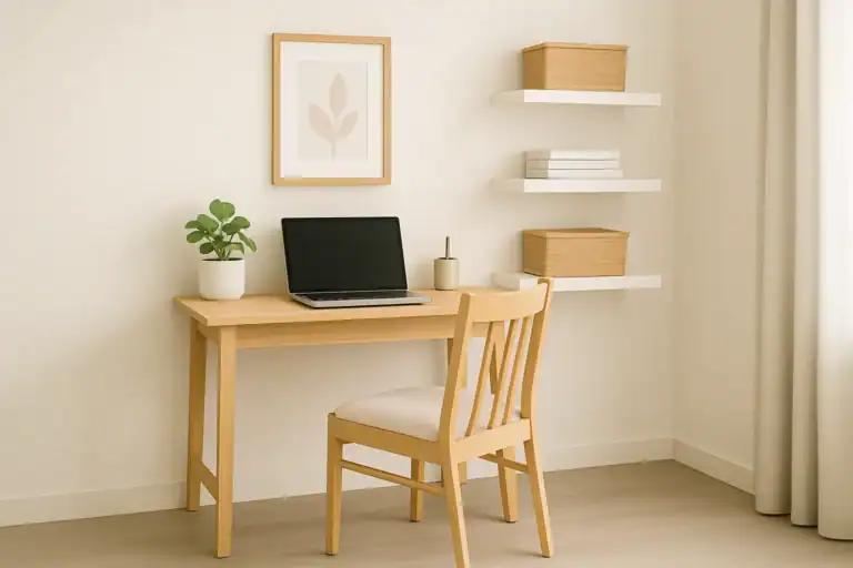 small home office setup ideas for beginners in a compact apartment