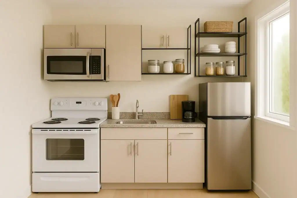 small kitchen organization tips for beginners using vertical space