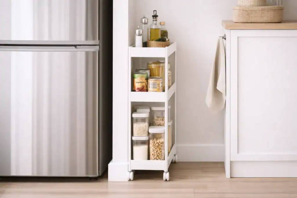 small space storage solutions for narrow or awkward spaces
