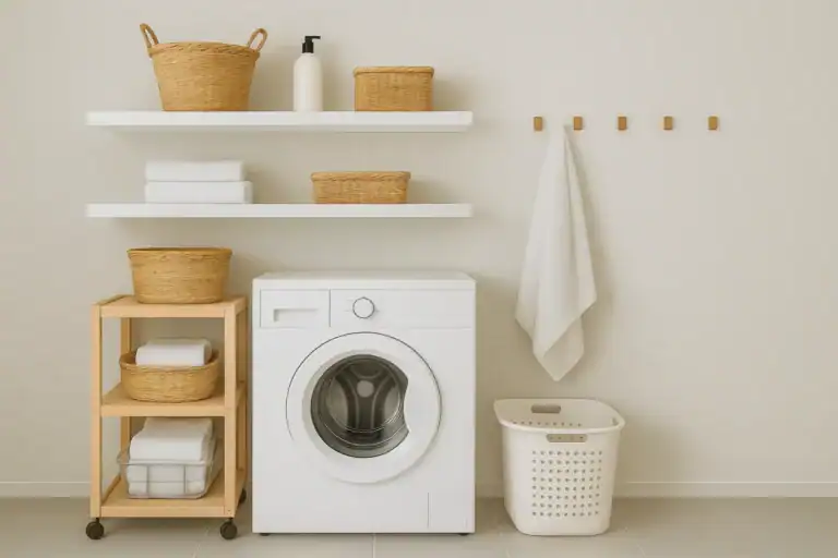 small laundry area ideas for beginners in a compact apartment