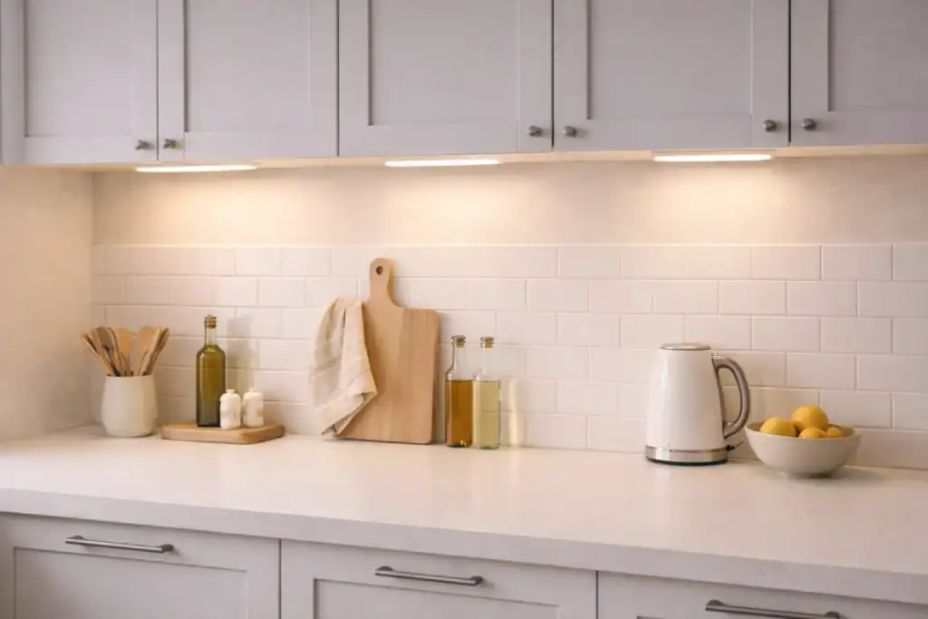 smart small kitchen upgrades with under cabinet lighting