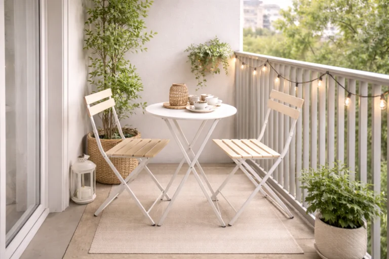 apartment balcony ideas for small outdoor dining spaces