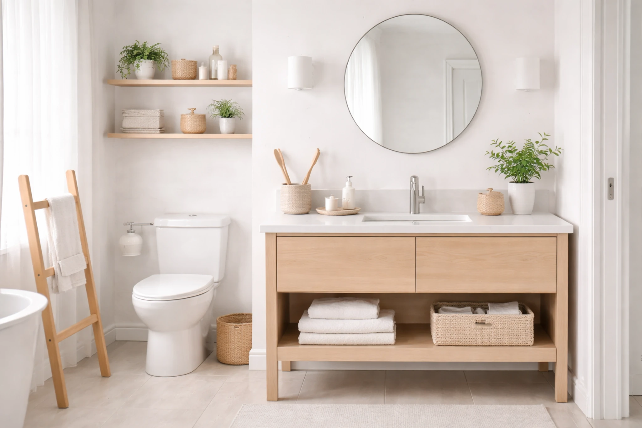 Smart Small Bathroom Layout Ideas That Create a Calm, Functional Space