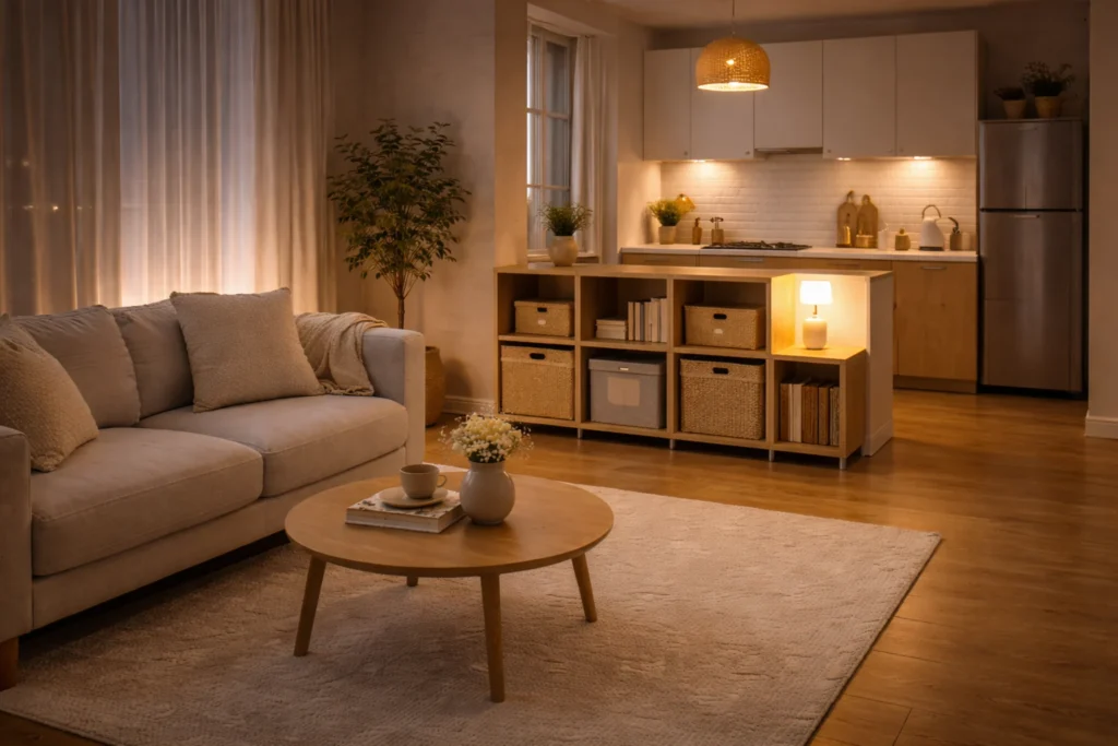 multi-room routines for small homes nighttime closure