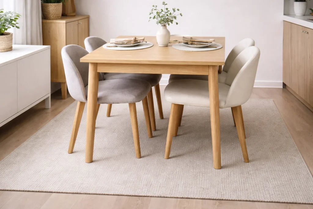 small dining layout ideas tuckable seating