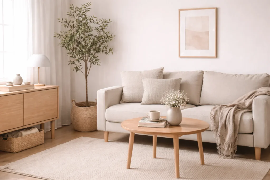 emotional benefits of small space living calm minimalist interior