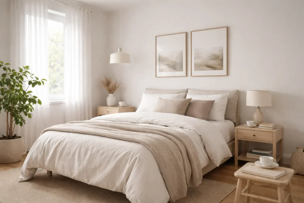 bedroom reset ideas for small spaces minimal calm bedroom