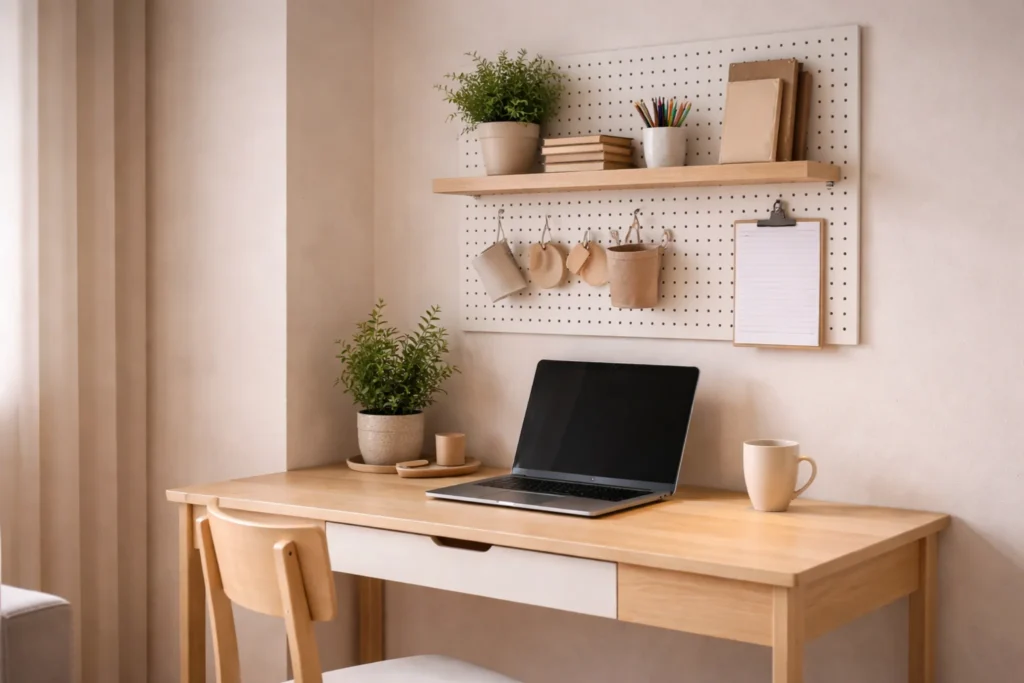 small home office zoning ideas using vertical storage