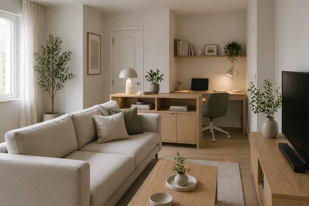 hidden home office ideas for small spaces integrated layout