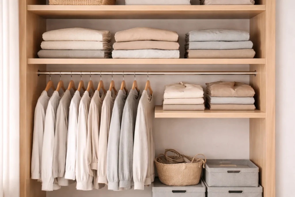 closet layout ideas for small wardrobes mid section organization