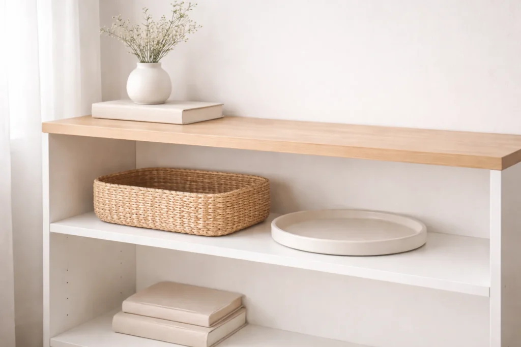 drop zone storage systems for small spaces minimal shelf setup