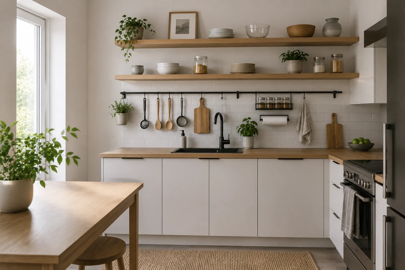 vertical storage systems for small apartments in compact kitchens