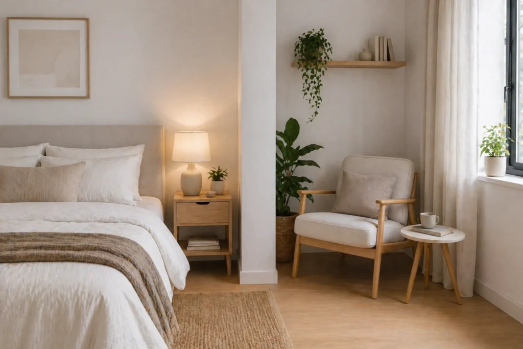 hidden bedroom zones for small spaces minimal purpose areas